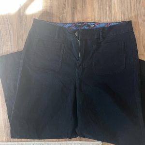 Never worn black wide leg trousers. Size 12/31.